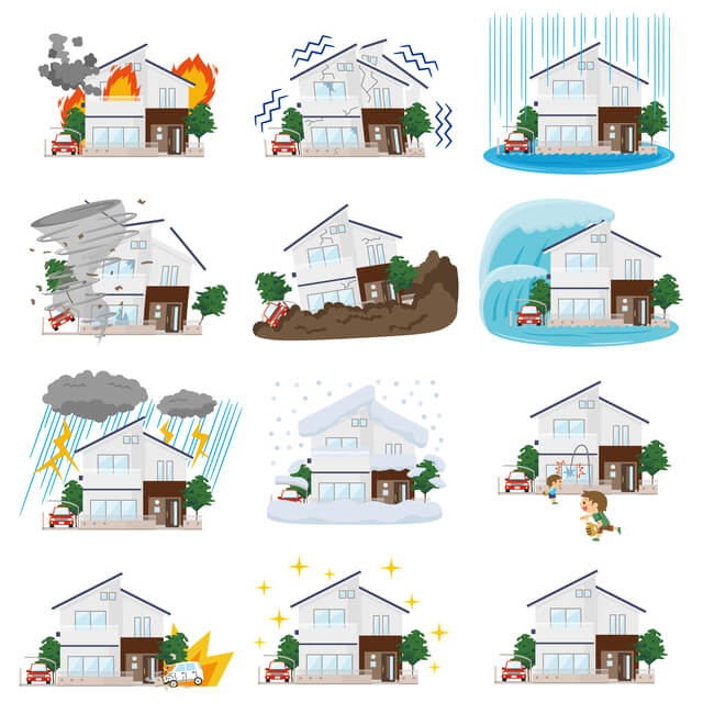 台風などによるカーポート ガレージ の被害は火災保険で補償される