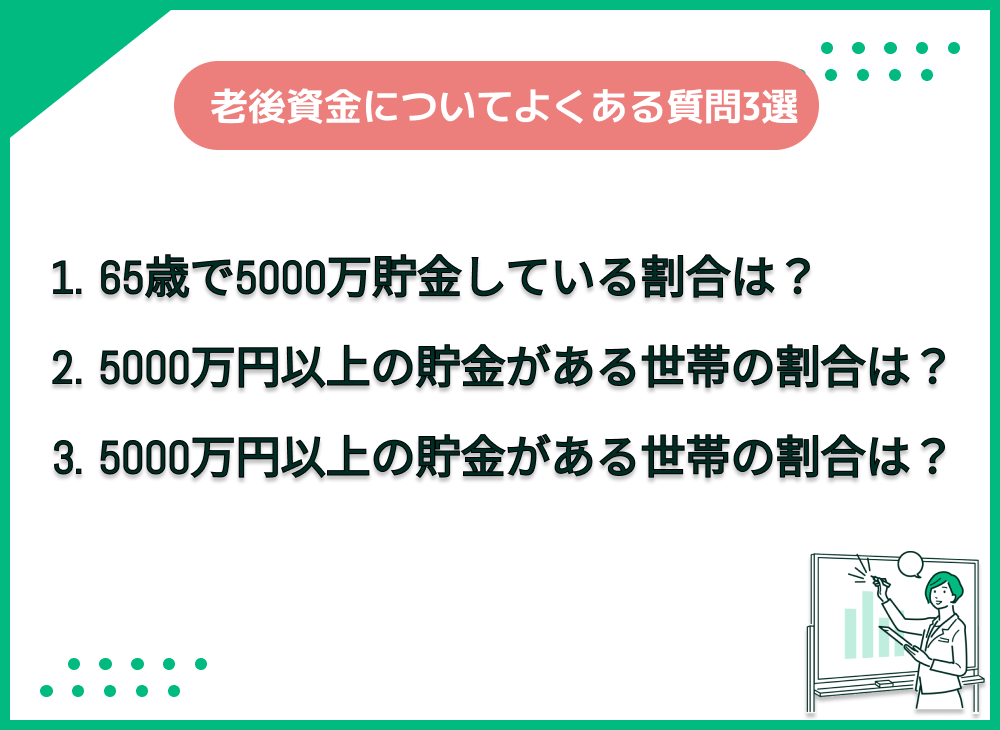 老後資金についてよくある質問