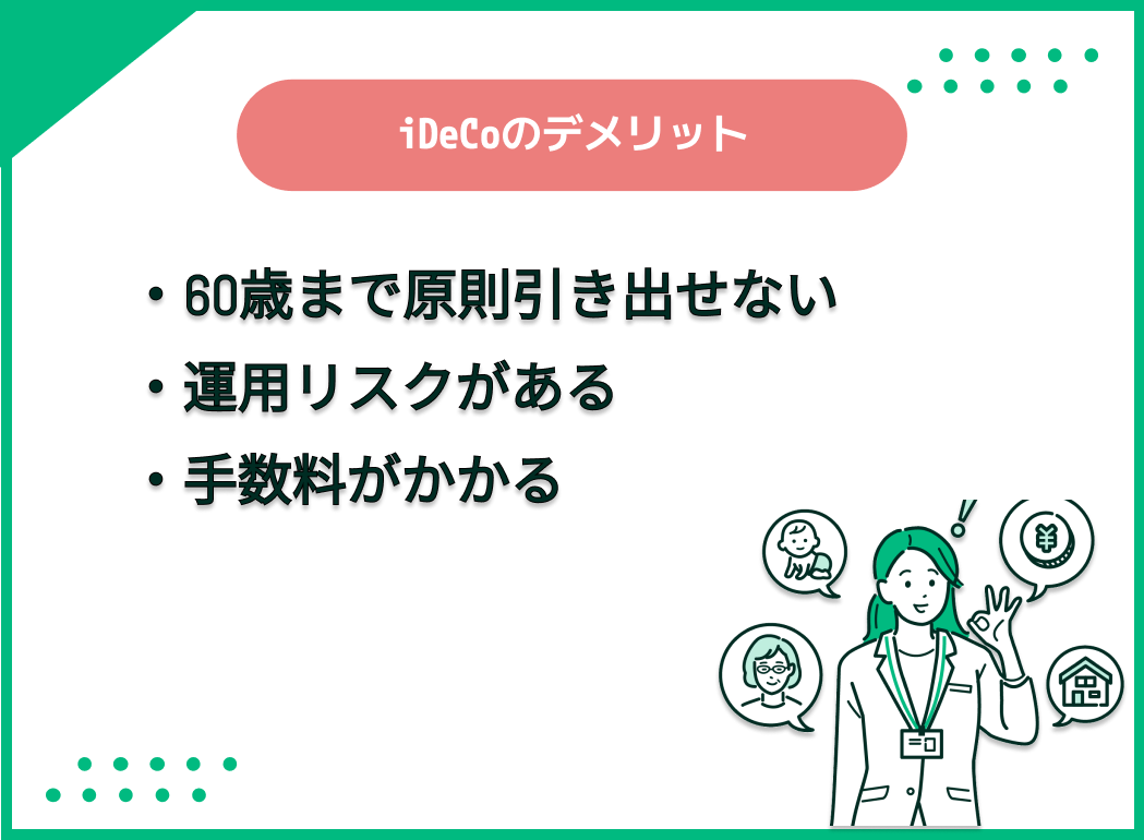 iDeCo デメリット