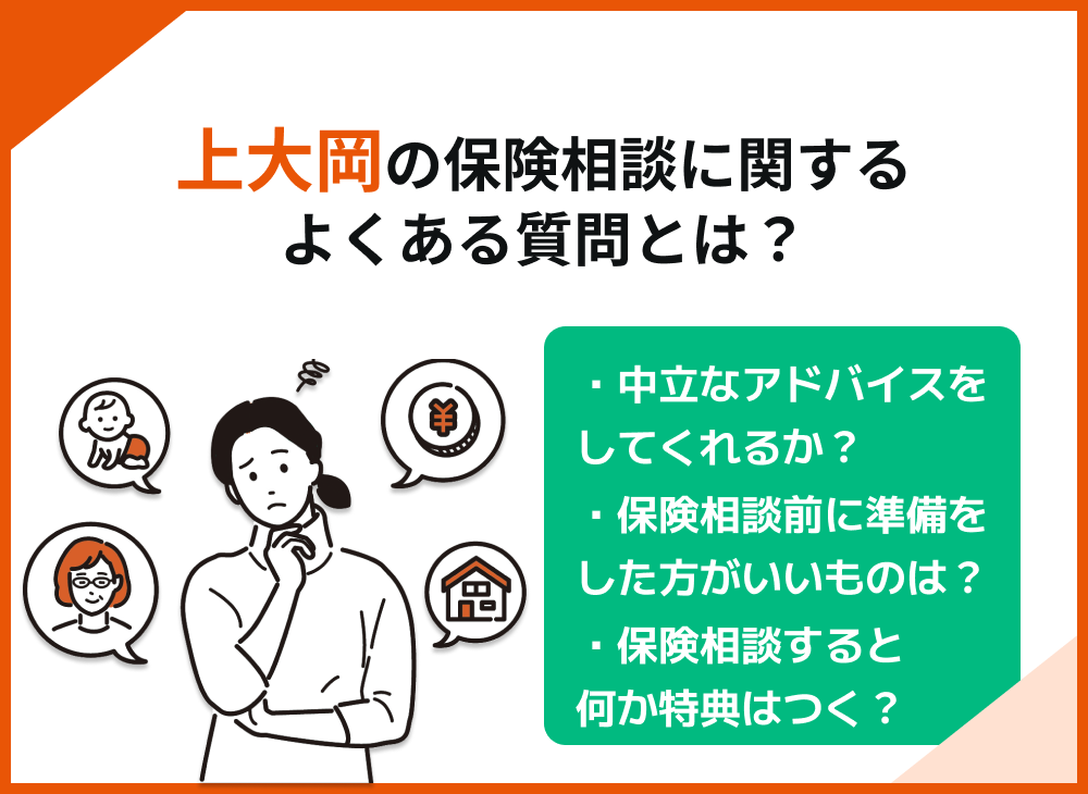 上大岡の保険相談に関してよくある質問